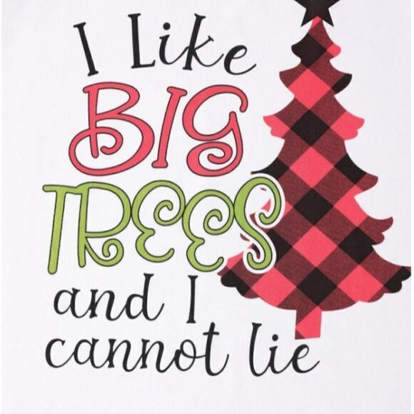 Christmas Shirt "I Like Big Trees and I Cannot Lie" Size 1XL - Picture 4 of 6